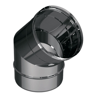 Отвод 45 d250мм элемент дымохода