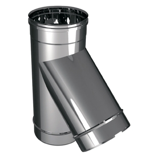 Тройник 45 d200мм элемент дымохода