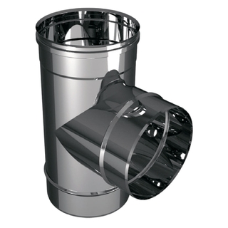 Тройник 90 d200мм элемент дымохода