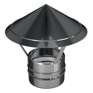 Зонт d250мм элемент дымохода