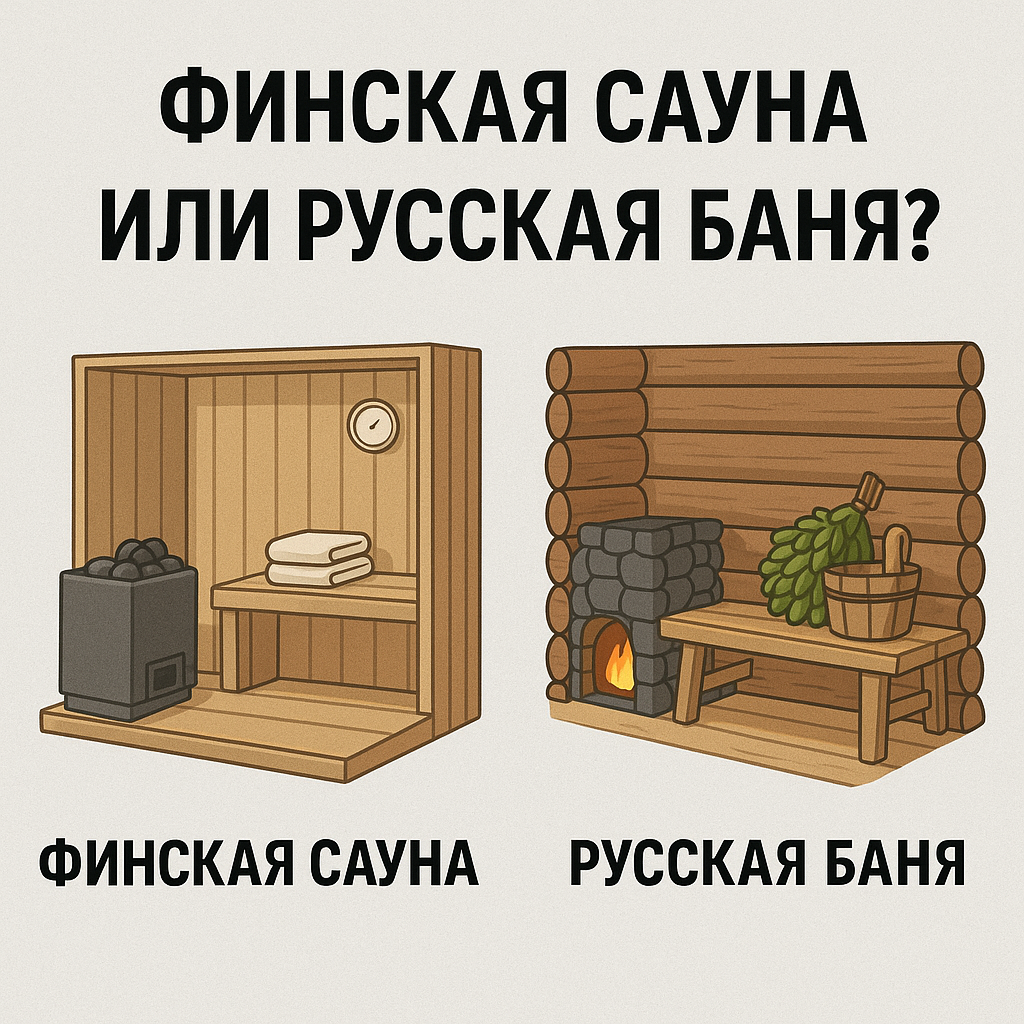 Финская сауна или русская баня — что выбрать?