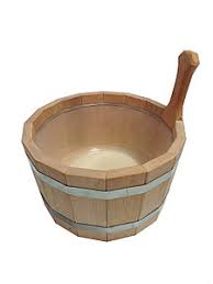 Шайка ольха 5 л с пластиковой вставкой