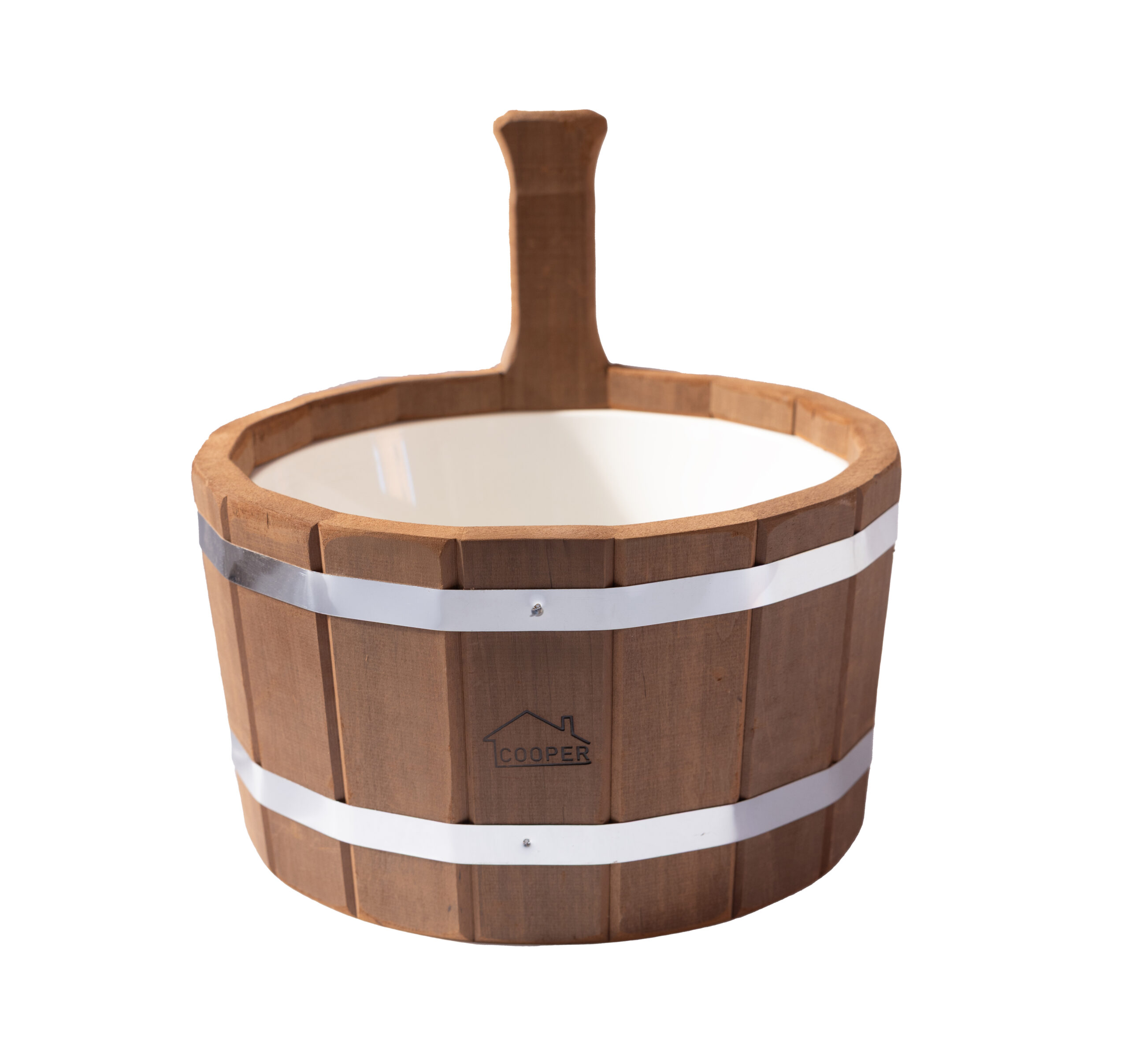 Шайка ольха термо 5 л с пластиковой вставкой