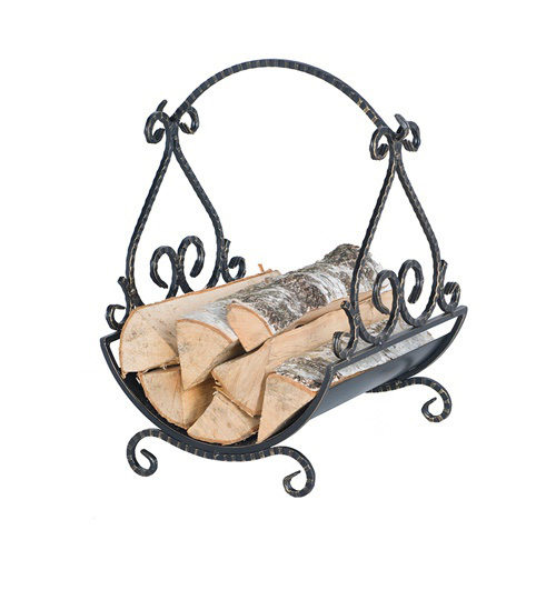 Дровница Везувий Кованая